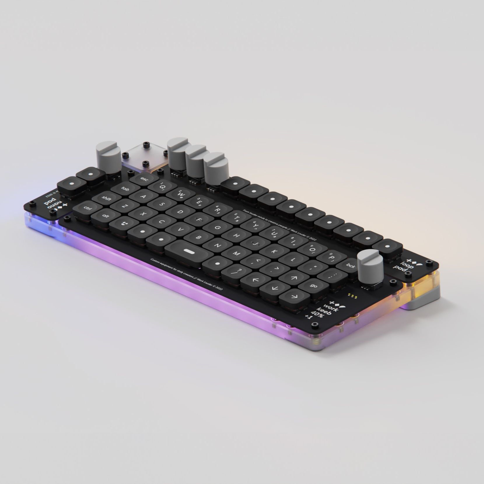 製品レビュー：Work Louderのキーボード「Creator Board」は特殊配列で