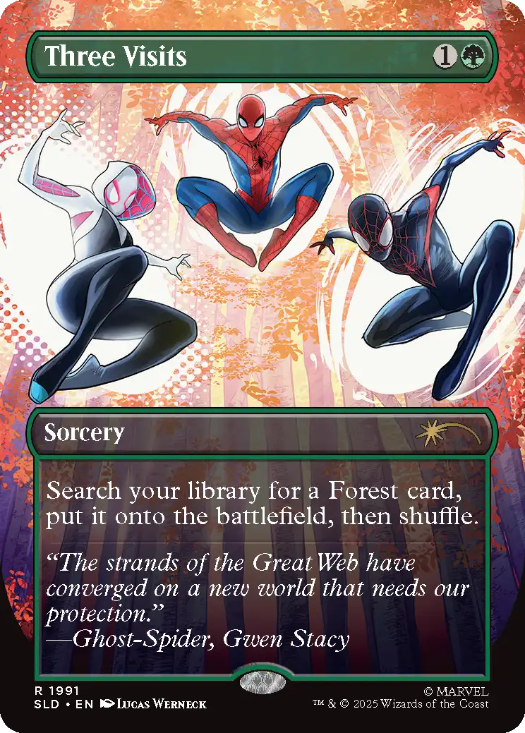 MTGスパイダーマンのSecret Lair】Marvel's Spider-Man Superdropが