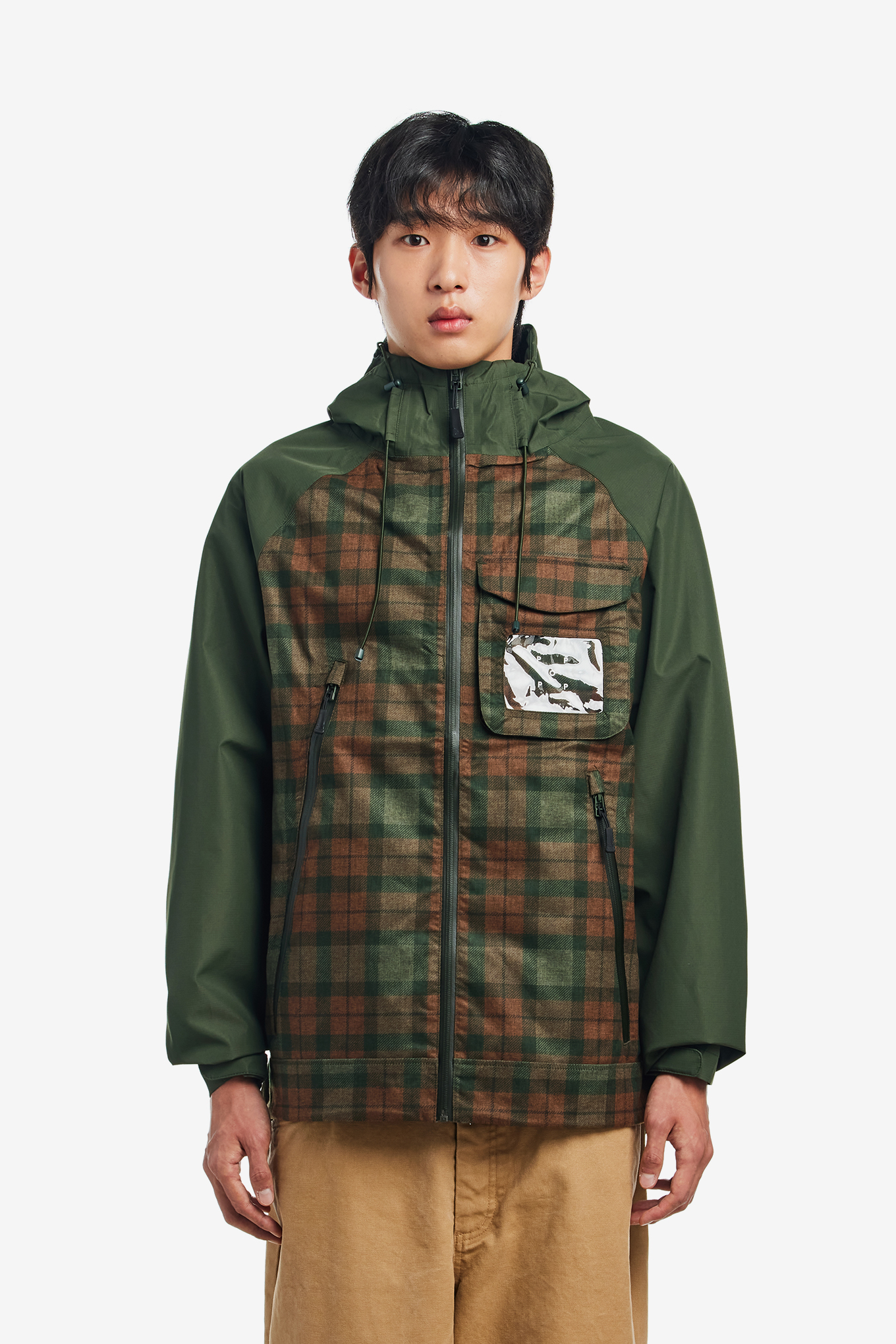 CHECKED ORACLE JACKET-POP TRADING COMPANY-192500 | 웍스아웃