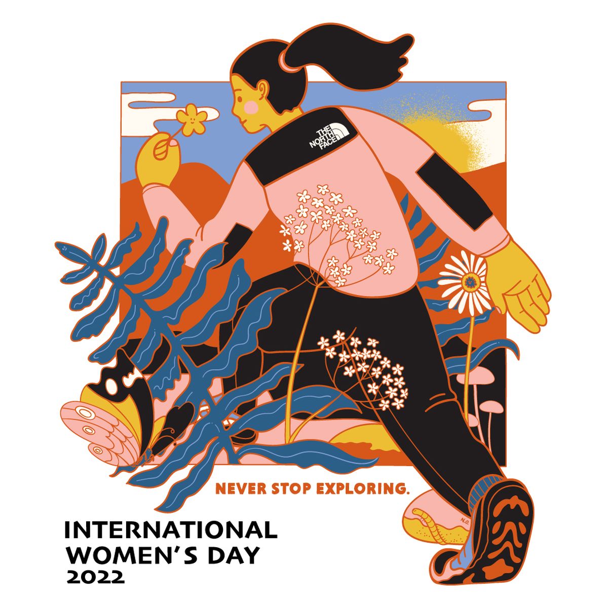 ザ・ノース・フェイス」の国際女性デー記念コレクション “ヌプシ
