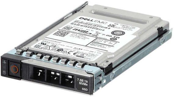 Dell 7.68TB Enterprise NVMe Gen4 RI SED FIPS TLC 2.5 SSD CM6-R