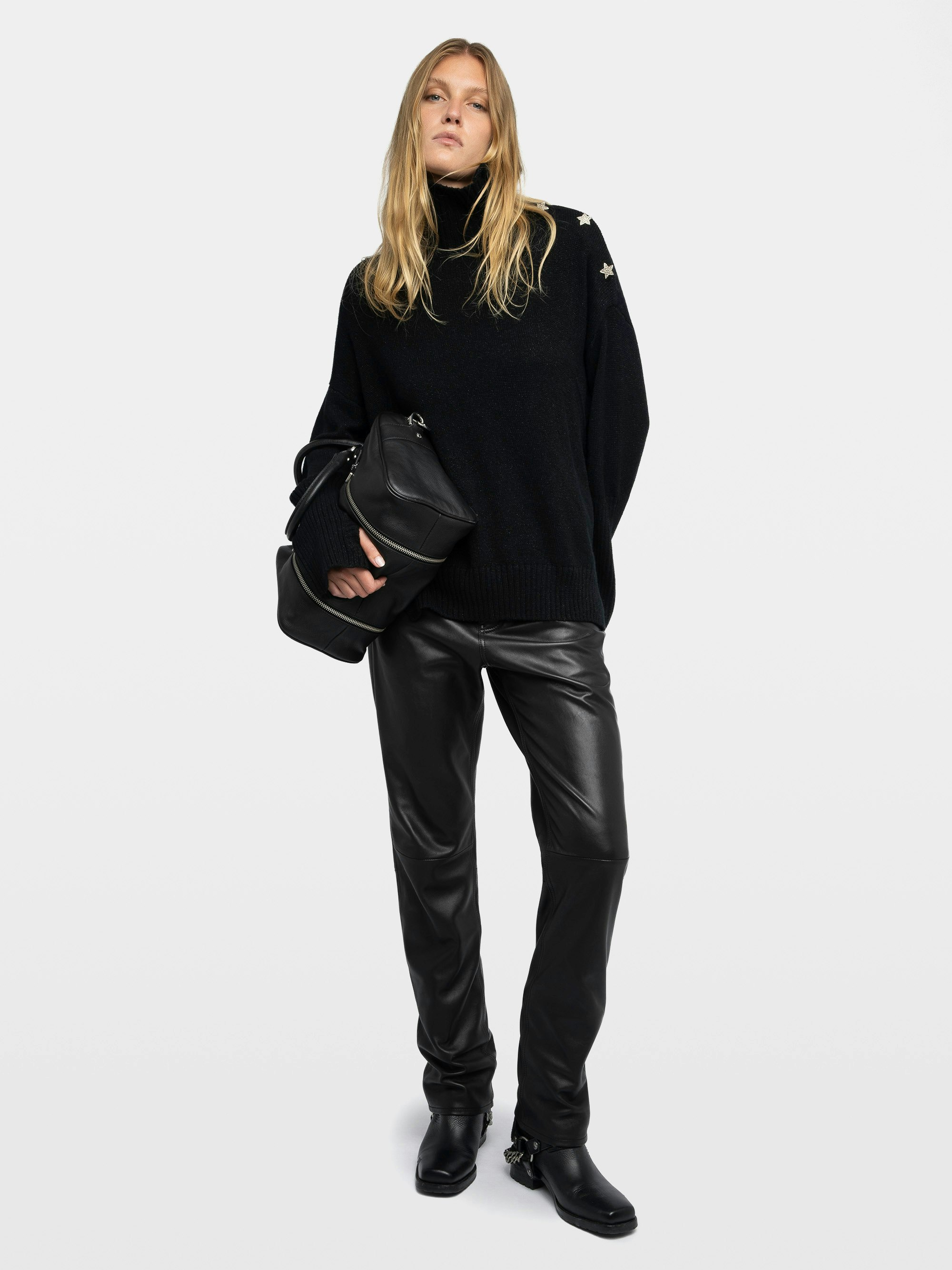 Alma Rock and Roll Turtleneck Sweater | Zadig&Voltaire