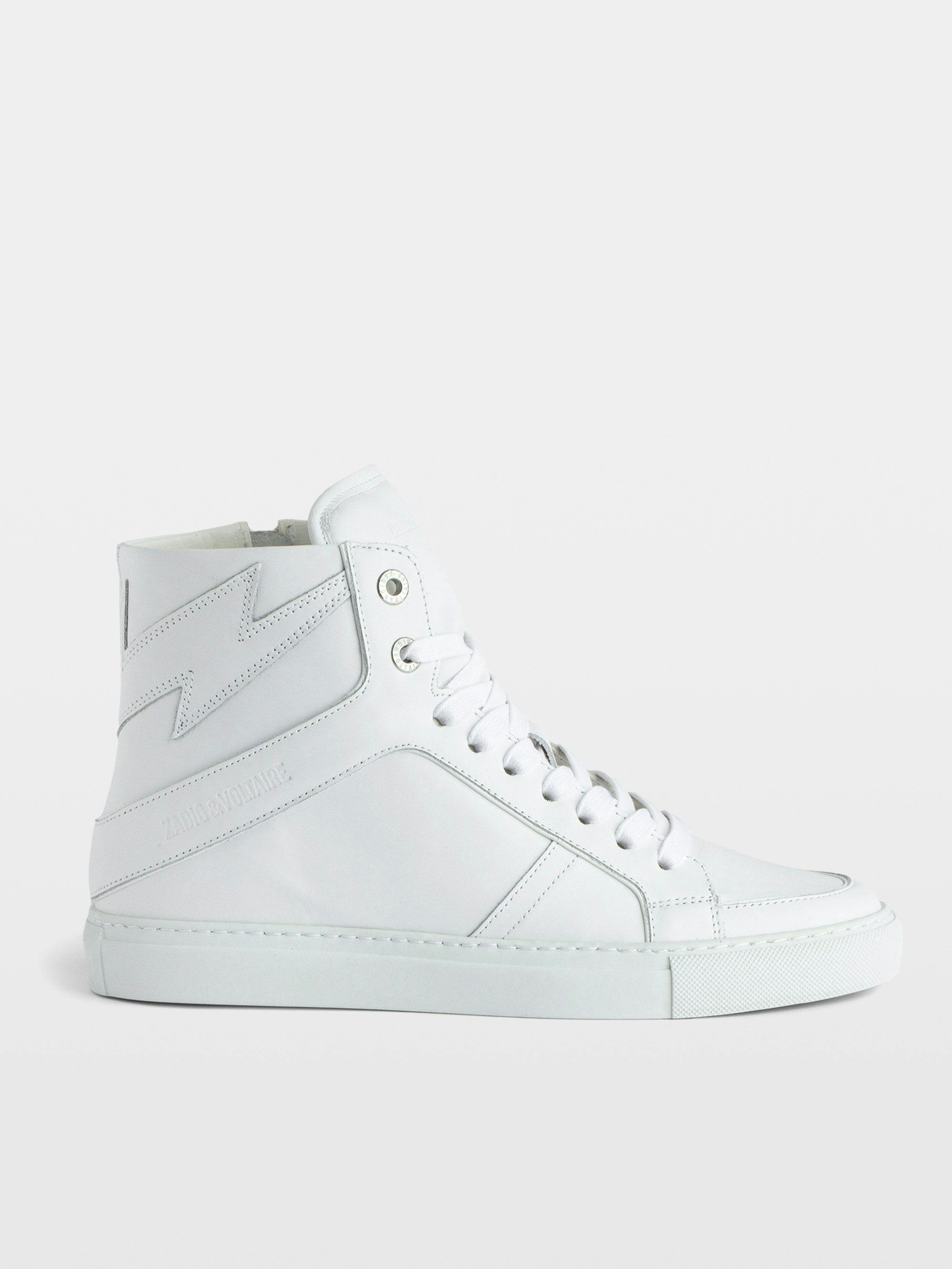 ZV1747 High Flash Women's White High Top Sneakers | Zadig&Voltaire
