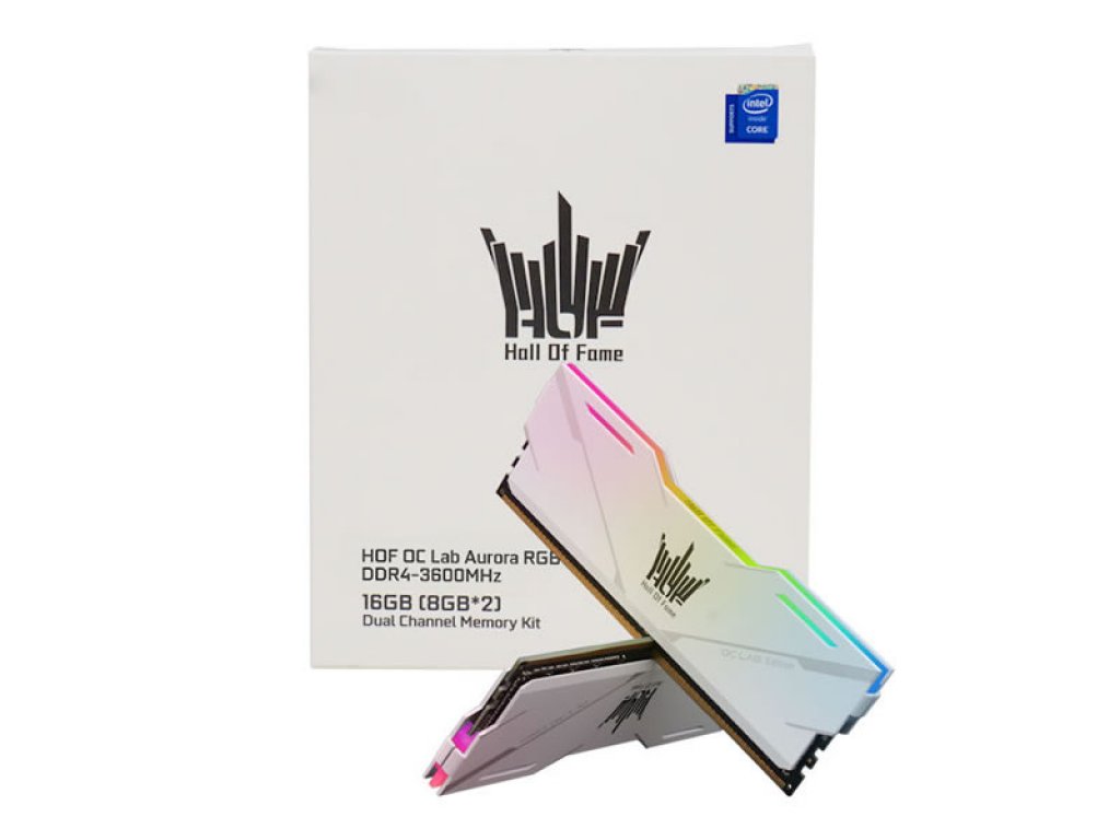 GALAX HOF OC Lab Aurora D4-3600 16G OC Lab Aurora RGB 288pin DDR4
