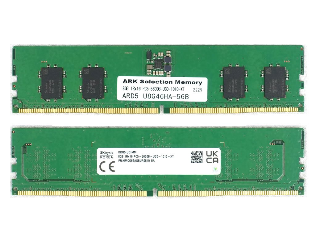 ARK ARD5-U16G46HB-56B-D「SKhynix Edition」 Ark Selection Memory