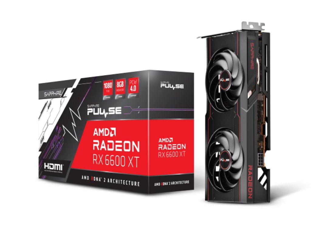 SAPPHIRE PULSE AMD Radeon RX 6600 XT GAMING OC 8GB GDDR6 Dual-X