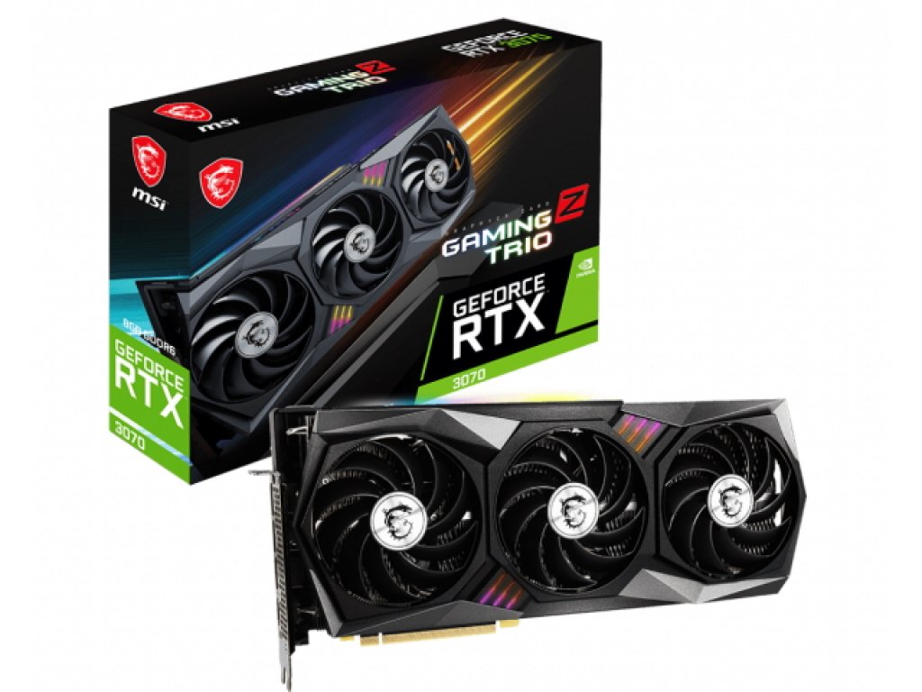 MSI、3連ファン搭載OC仕様のLHR版 RTX 3070 搭載カード「GeForce RTX