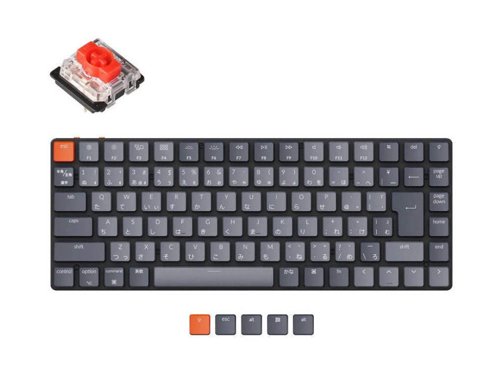 Keychron Keychron K3(V2) ワイヤレス・メカニカルキーボード White