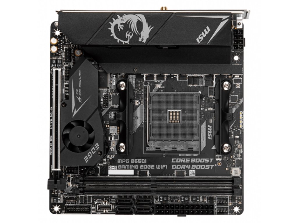 MSI MPG B550I GAMING EDGE WIFI AMD 500シリーズ Socket AM4対応 AMD
