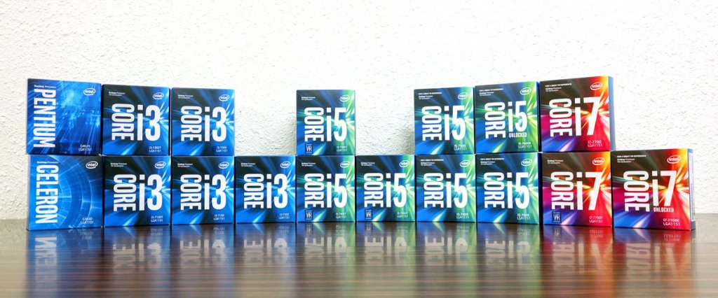 デスクトップ向け第7世代インテルCoreプロセッサー「Kaby Lake」各種