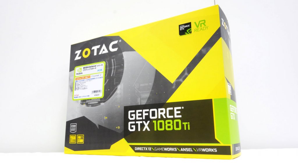 Zotac外排気ブロアーファン搭載GEFORCE GTX1080Tiカード「GeForce GTX