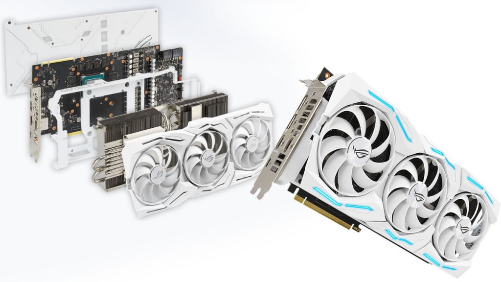 白いGEFORCE RTX 2080 SUPER搭載グラフィックカードがASUS ROGから登場