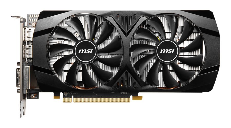 MSI、シンプルでデュアルファン搭載OC仕様な「RADEON RX 570 8GT OC