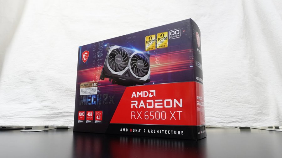 172mmショートで2連ファン、MSIからRadeon RX 6500 XT搭載グラフィック