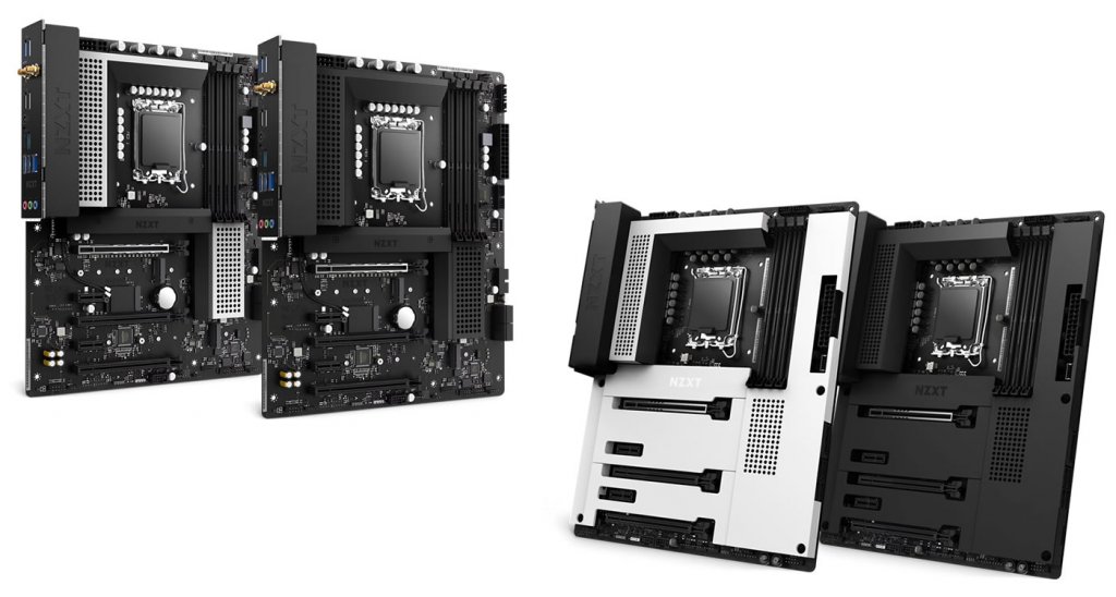 白と黒の魅せるマザー、スタイリッシュなNZXT N7とN5シリーズに