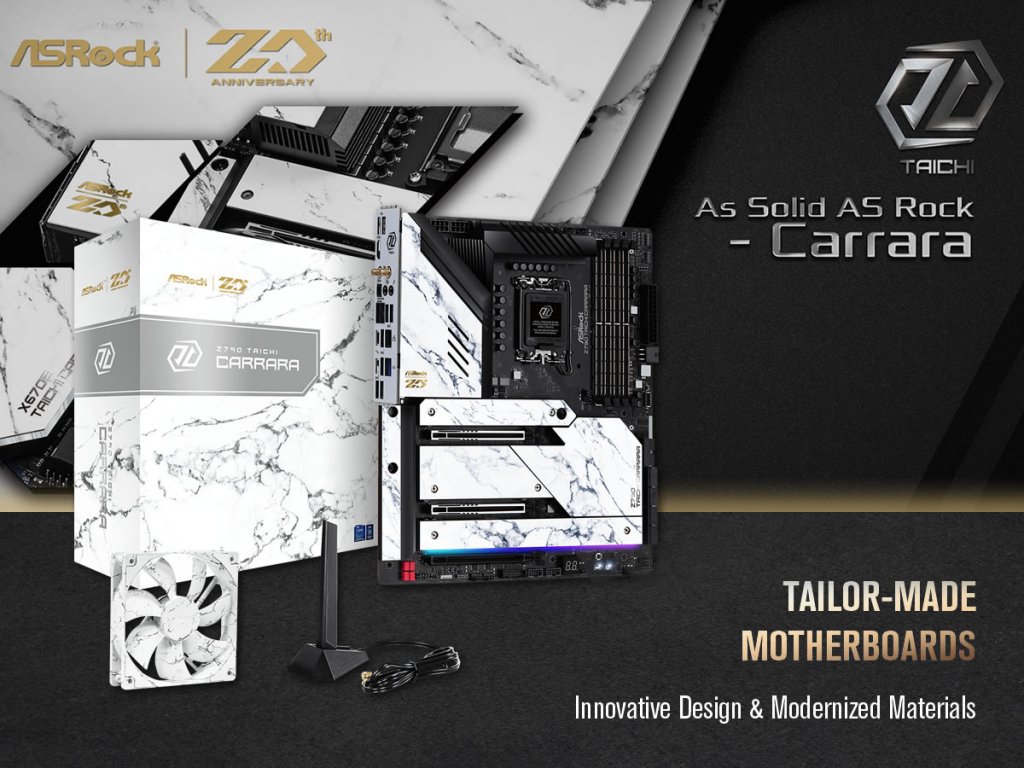 ASRockのZ790オールラウンドE-ATXマザーボードに20周年記念限定モデル