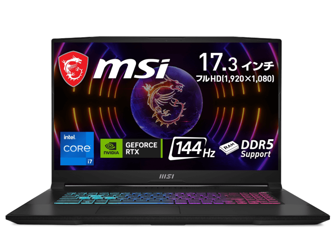 MSI MSI ゲーミングノート 【販売終了】Katana 17 B13V 【販売終了