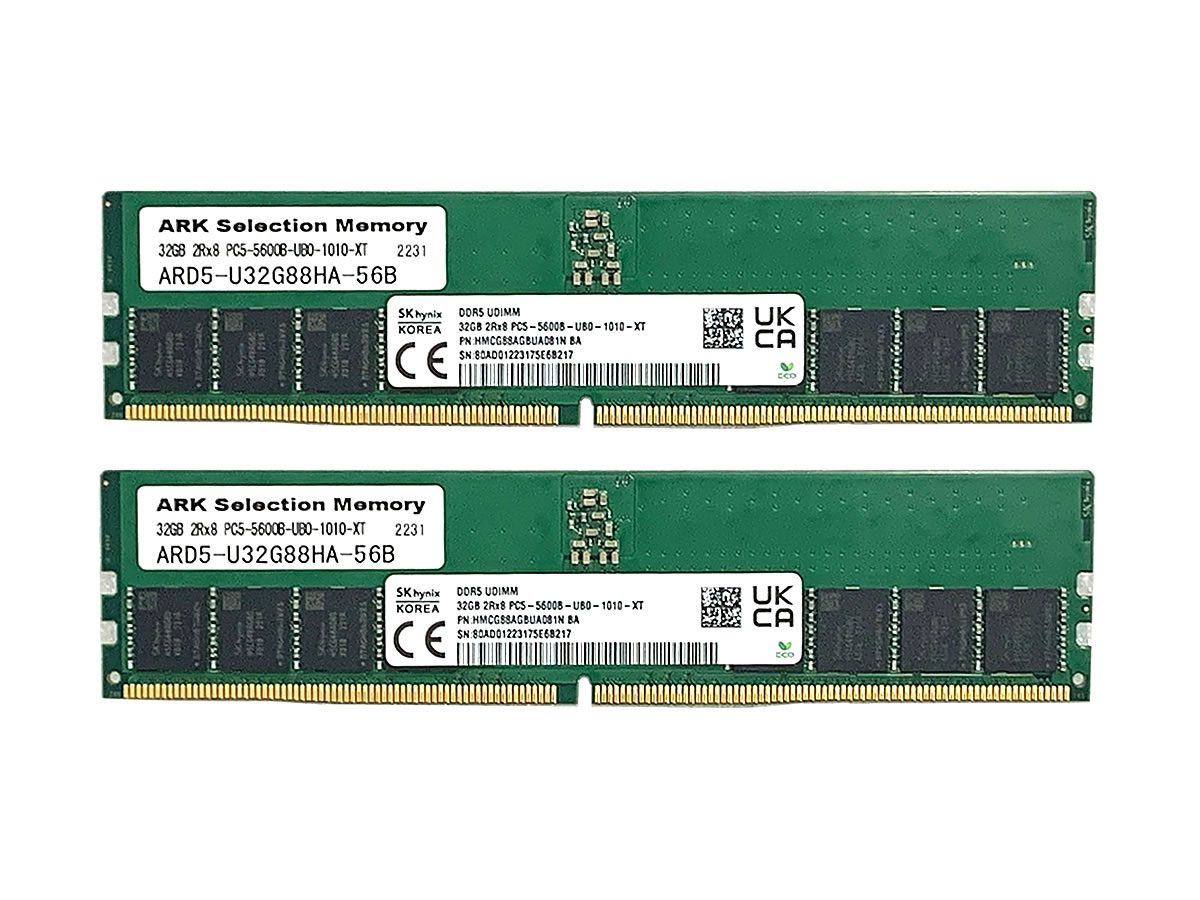 ARK ARD5-U64G88HB-56B-D「SKhynix Edition」 Ark Selection Memory