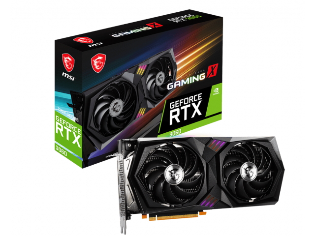 MSI GeForce RTX 3060 GAMING X 12G MSI/GAMING GEFORCE RTX 3060 (LHR