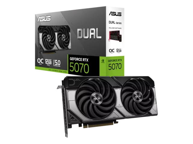 ASUS PRIME GeForce RTX 5070 12GB GDDR7 OC Edition PRIME GEFORCE