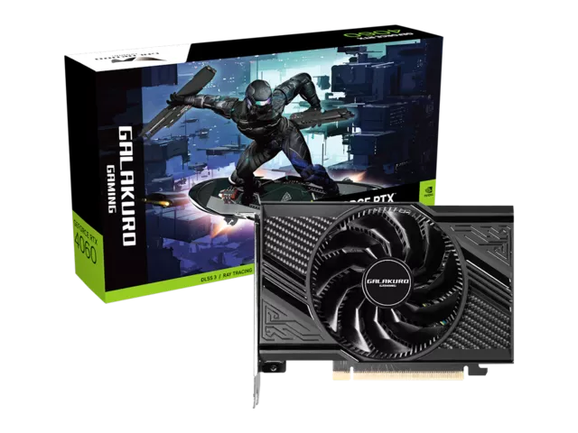 玄人志向 GG-RTX4060-E8GB/SF GEFORCE RTX 4060 8GB 128-bit GDDR6 PCI