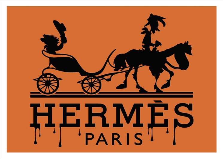 ▷ Hermes Paris (Texas) - Orange by Kobalt, 2022 | Tirage Fine Art
