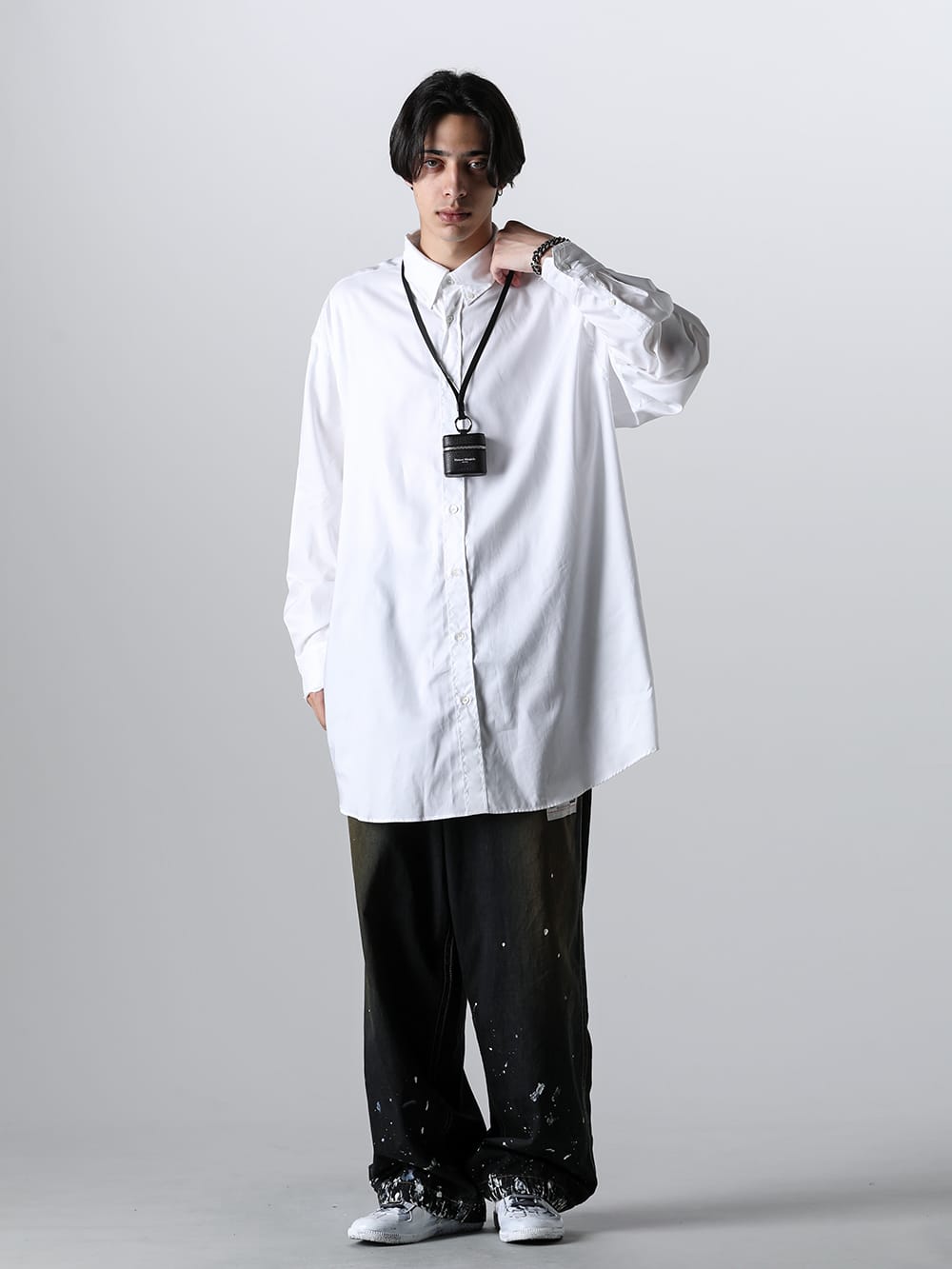 Maison Margiela White Oxford Shirt Daily Styling -FASCINATE