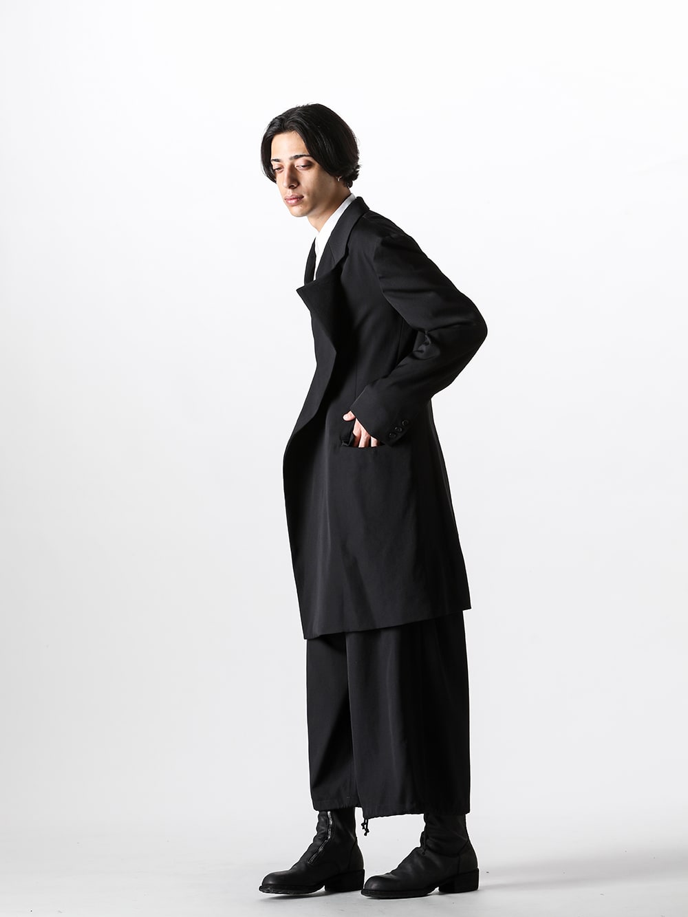 Ground Y 2024-25AW アシンメトリージャケット 2タイプスタイリング