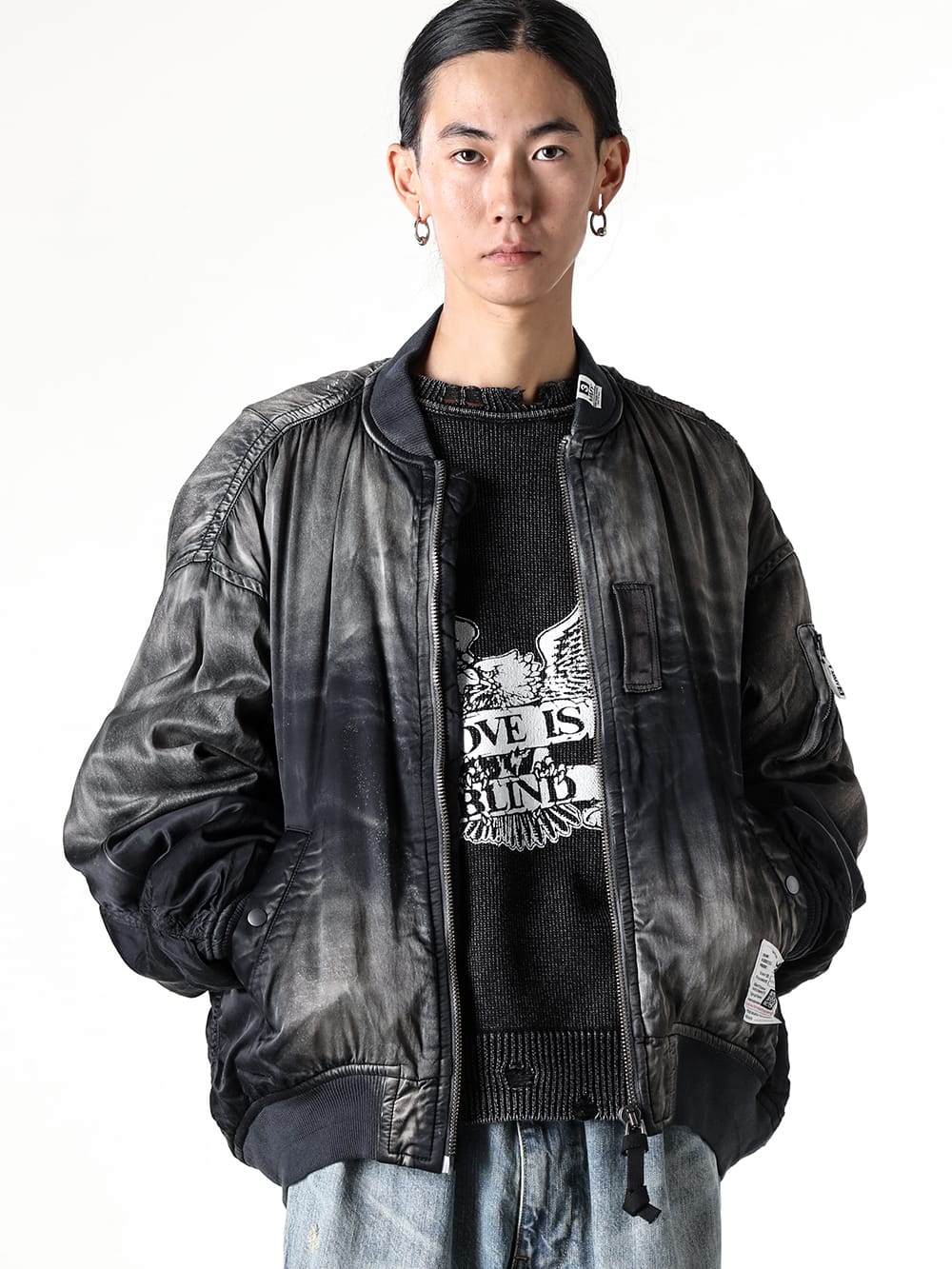 Maison MIHARA YASUHIROフライトジャケット デニムスタイル -FASCINATE