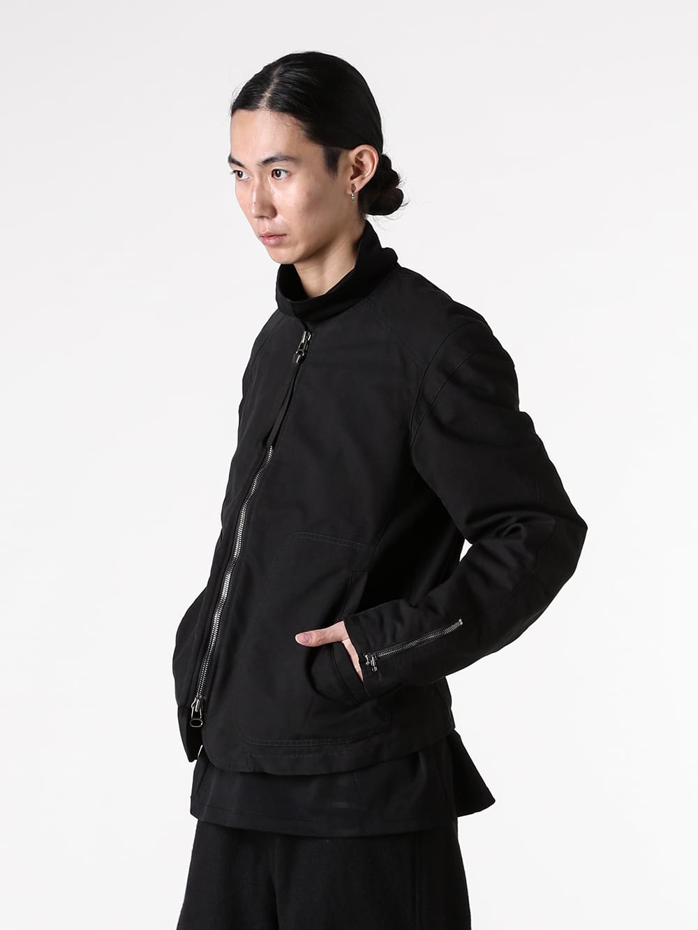 The Viridi-anne 2024-25AW ライダースジャケット タートルネック