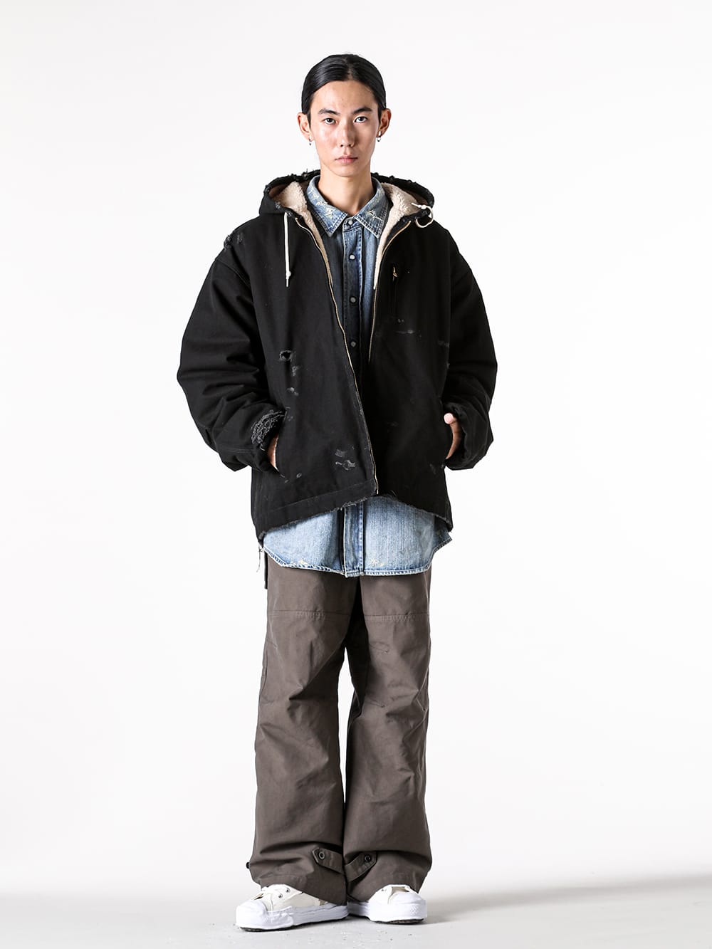 KAMIYA ダックブルゾン ワイドパンツスタイル -FASCINATE