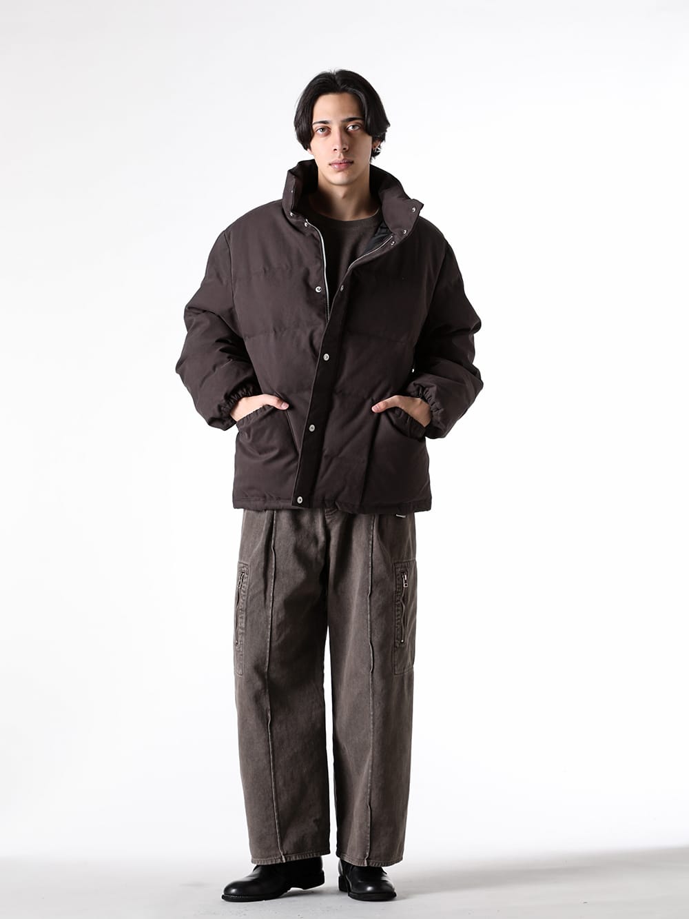 Omar Afridi ダウンジャケット カーゴトラウザースタイル -FASCINATE