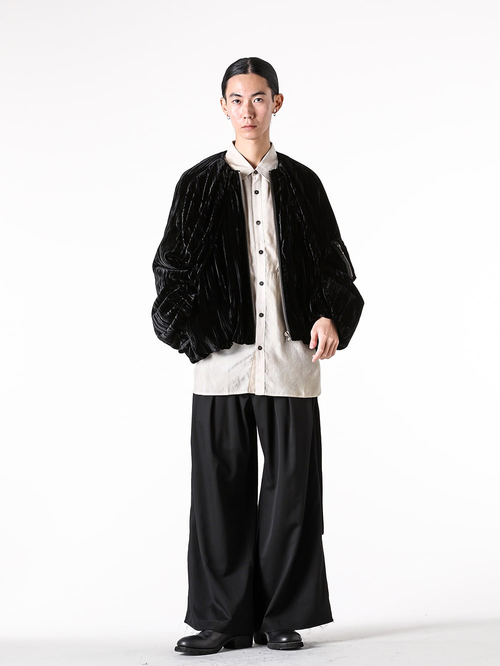 HEOS Tokyo 2024-25AW ベロアMA-1ジャケットスタイリング -FASCINATE