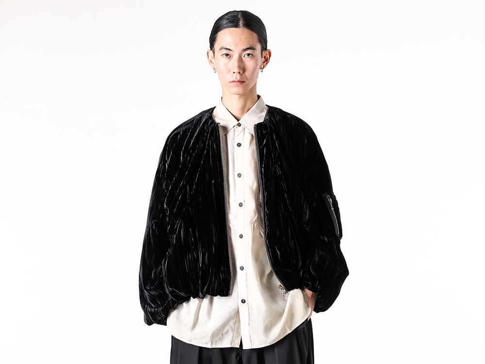 HEOS Tokyo 2024-25AW ベロアMA-1ジャケットスタイリング -FASCINATE