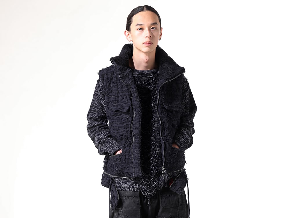 D.HYGEN 2024-25AW ダウンベスト ブラックスタイリング -FASCINATE