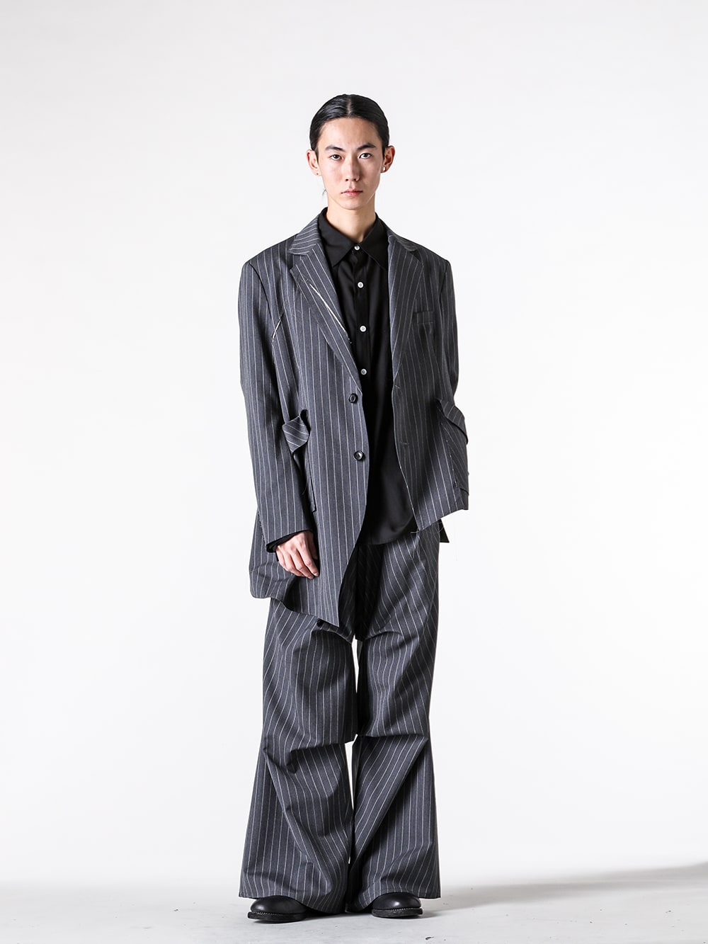 sulvam 2025SS ストライプセットアップ クラシックタイリング -FASCINATE