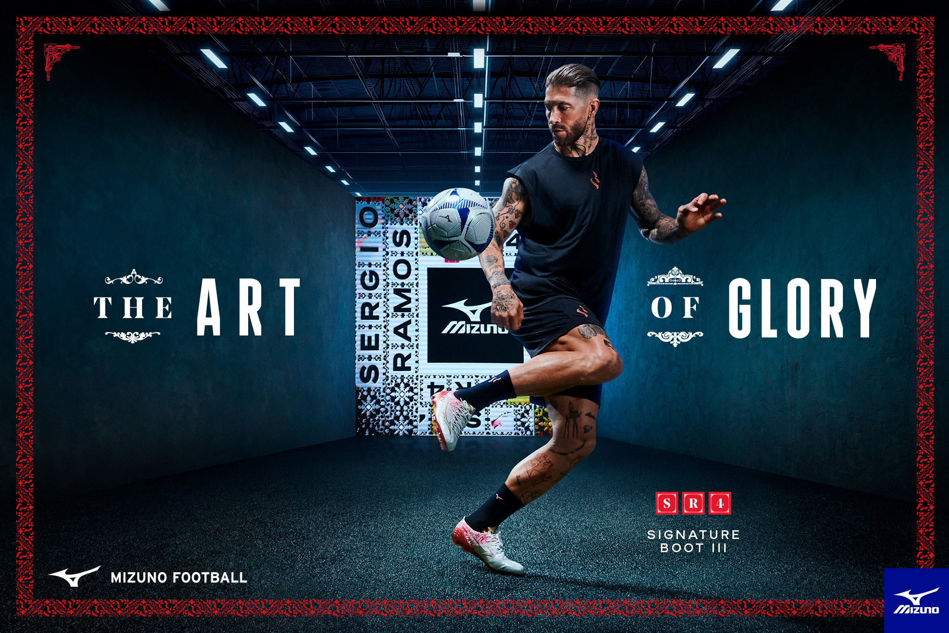 MIZUNO ミズノ ミズノアルファ SR4 JAPAN(ホワイト×レッド×ゴールド