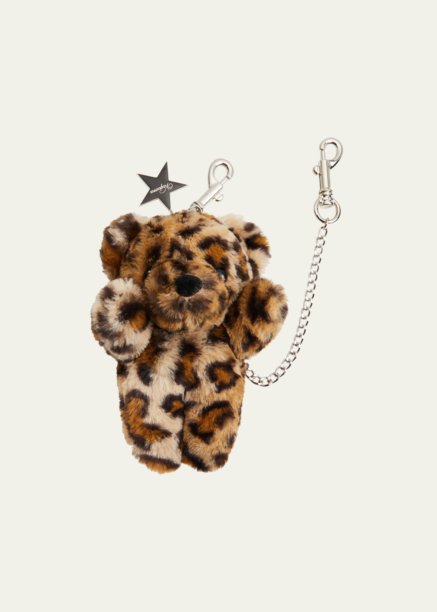VAQUERA Leopard Teddy Bear Keychain - Bergdorf Goodman