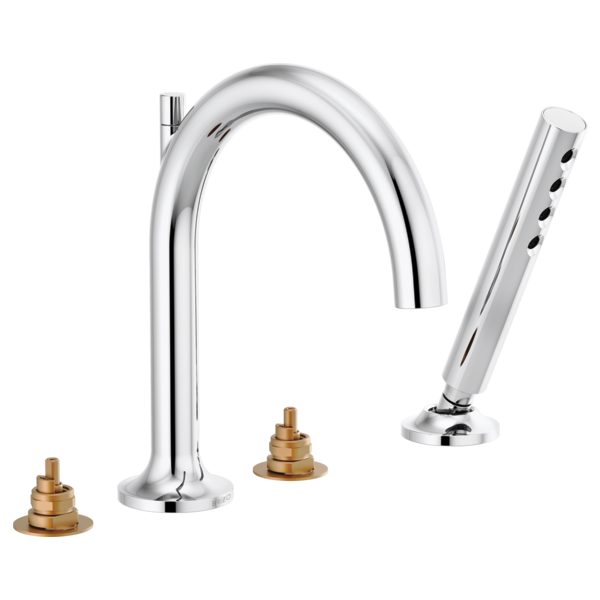 Odin® | Roman Tub Faucet with Handshower - Less Handles