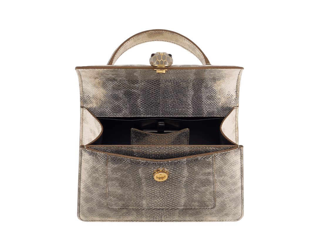 セルペンティ フォーエバー ミディアム トップハンドルバッグ Karung