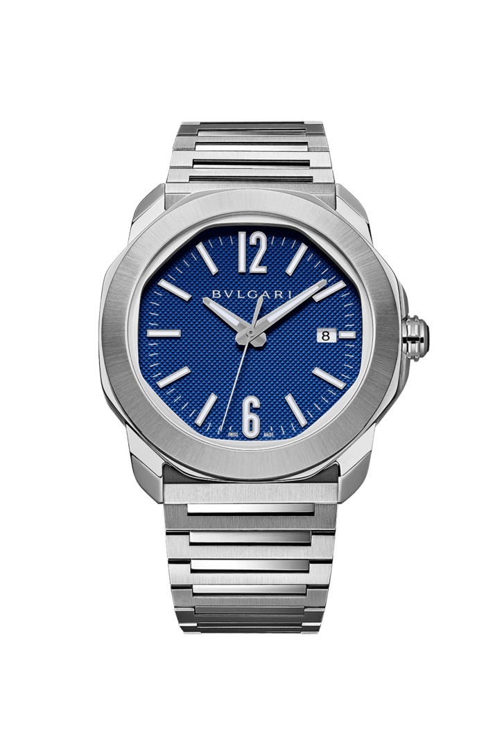 スティール オクト ローマ ウォッチ ブルー 103739 | ブルガリ
