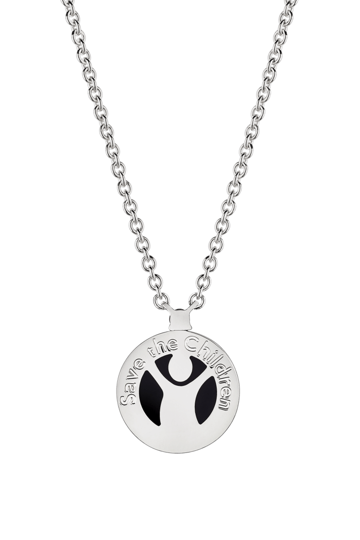 シルバー セーブ・ザ・チルドレン ネックレス に オニキス, ルビー