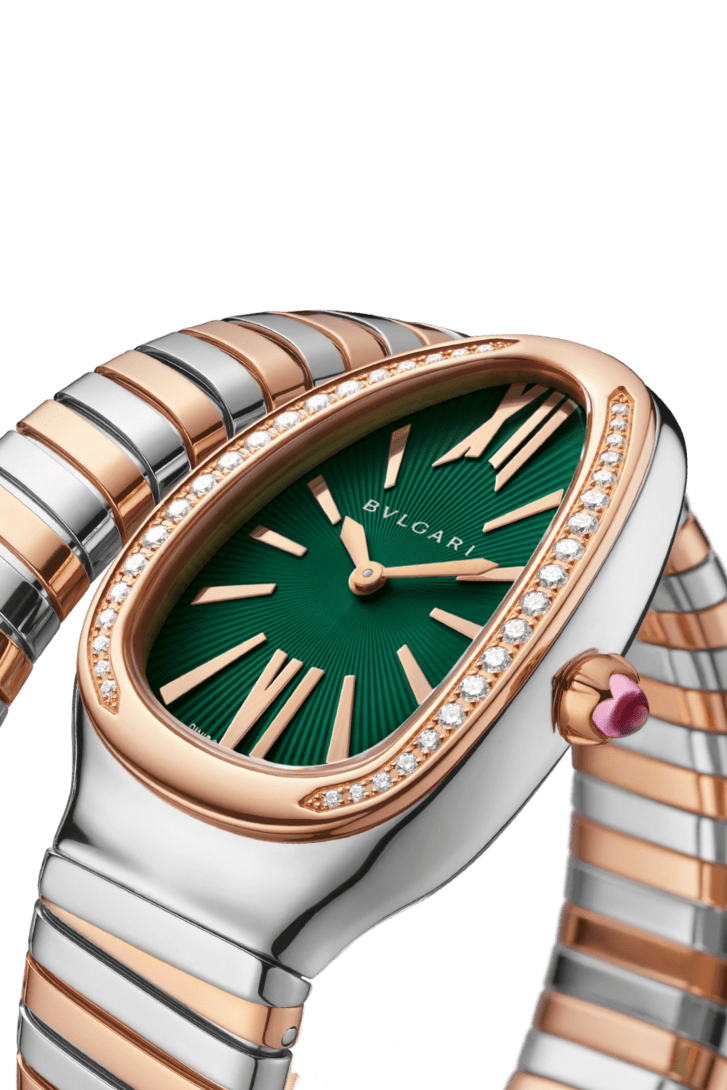 セルペンティ トゥボガス ウォッチ Rose Gold And Steel 102790