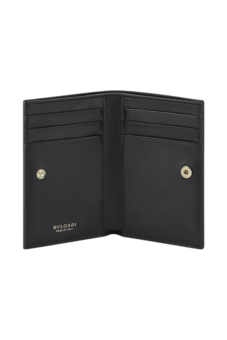 ブラック ゴートレザー ディーヴァ ドリーム 二つ折り カードホルダー