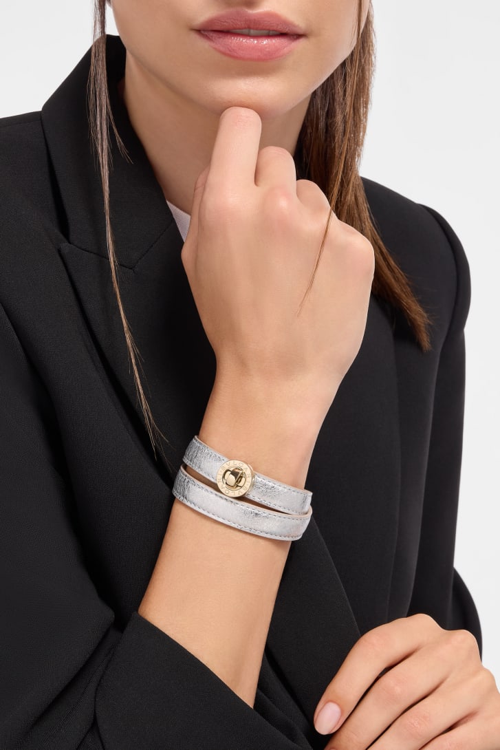 ブルガリ・ブルガリ レザーブレスレット Calf Leather 294361