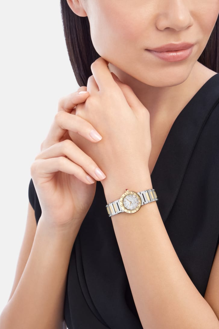 イエローゴールドとスティール ブルガリ・ブルガリ ウォッチ に