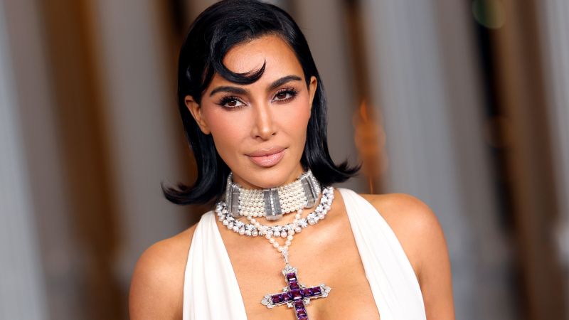 Kim Kardashian gives Princess Diana's famed cross necklace its