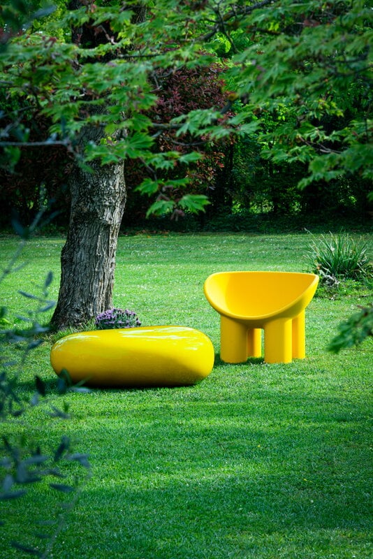 Driade Roly Poly armchair, concrete | Finnish Design Shop