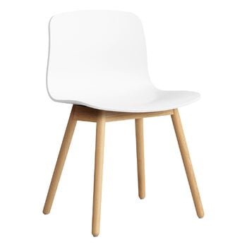 HAY About a Chair AAC12, melange cream 2.0 - lacquered walnut