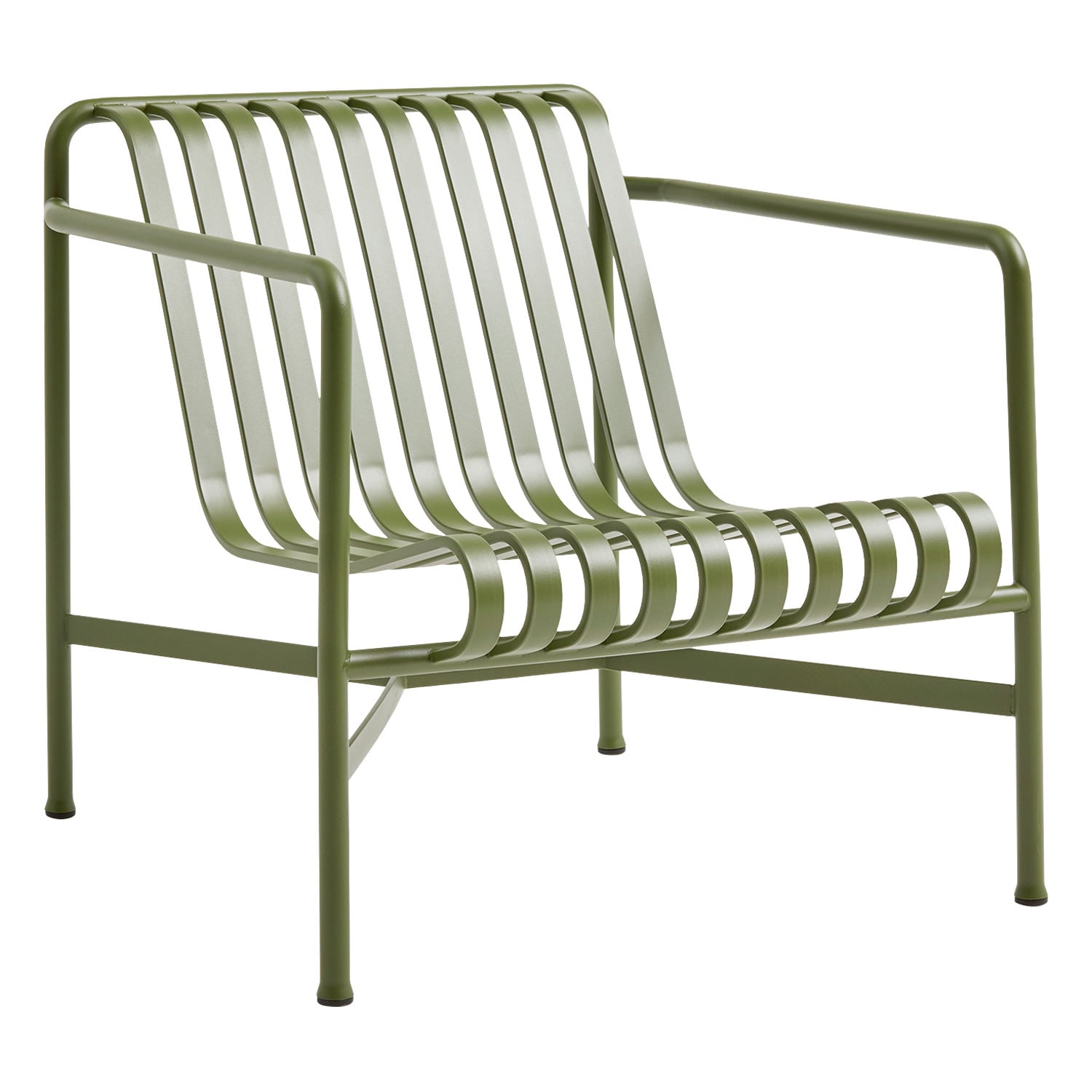 HAY Palissade lounge chair, low, olive | Finnish Design Shop